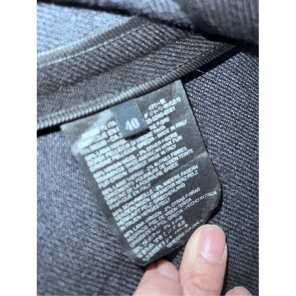 Prada blazer black sz 40 Long Sleeve Office Siren Secretary Minimalist Emo - Picture 3 of 12